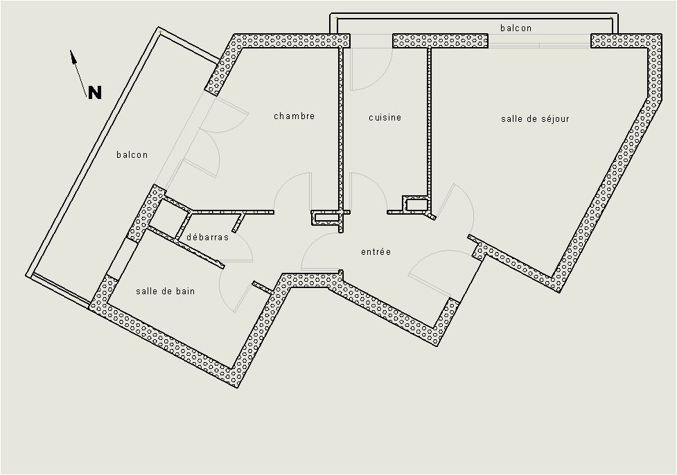 plan de l'appartement
